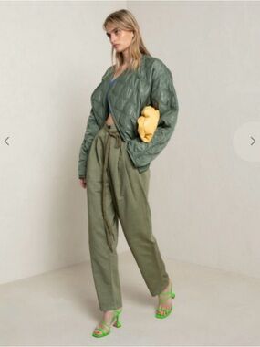 ALC Emory Quilted Jacket Women’s XL Olive Green